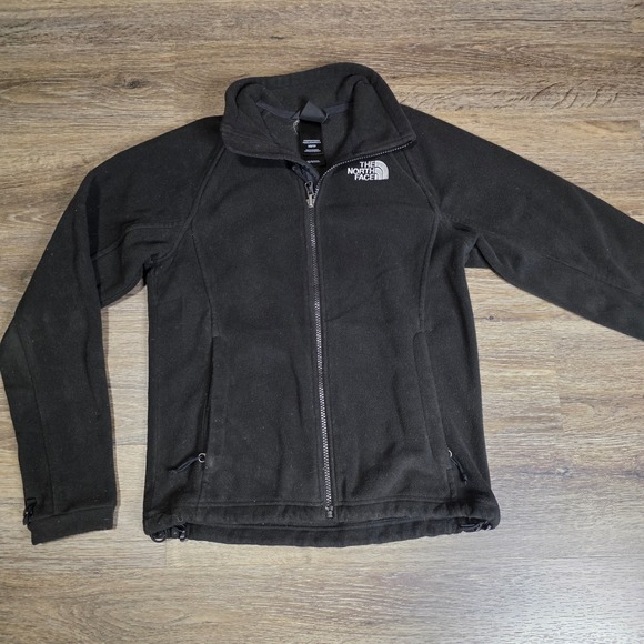 The North Face Jackets & Blazers - The North Face Womens XS Fleece Jacket Black Full Zip Mock Neck TKA 100